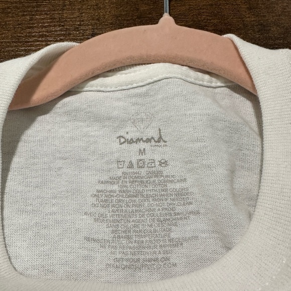 Diamond men’s White Shirt Medium - Picture 3 of 6